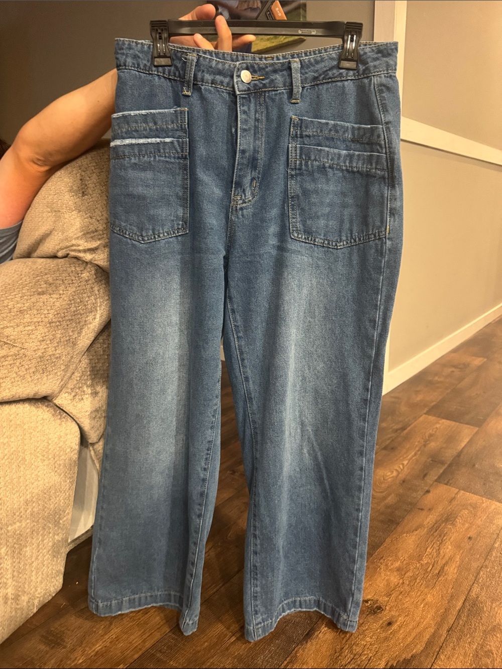 Classic women’s Blue Denim mom Jeans